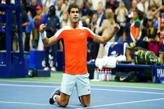 US Open  Carlos Alcaraz Beats Frances Tiafoe  Carlos Alcaraz  Frances Tiafoe  യുഎസ്‌ ഓപ്പണ്‍  കാർലോസ് അൽകാരസ്  ഫ്രാൻസിസ് ടിയാഫോ  കാസ്പര്‍ റൂഡ്  കാർലോസ് അൽകാരസ് യുഎസ്‌ ഓപ്പണ്‍ ഫൈനലില്‍