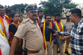 Protestors in Police custody