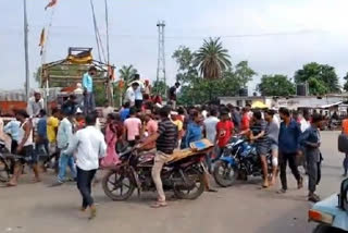 Accident at Gandhi Chowk Dumka