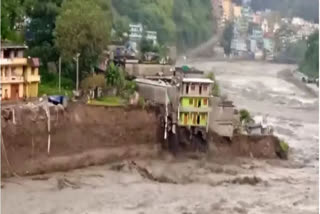 cloud burst in dharchula of pithoragarh