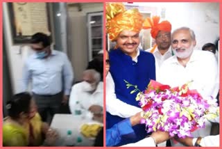Yakub Memons Relative with Ex Mumbai Mayor Kishori Pednekar and Deputy CM Devendra Fadnavis Photo and video goes viral