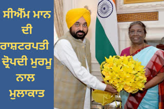 CM Bhagwant Mann meets President Draupadi Murmu