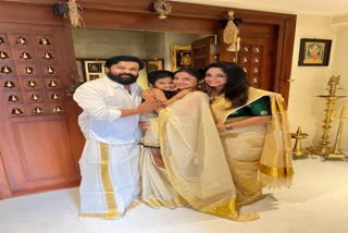 Meenakshi Dileep  Meenakshi Dileep posted onam photos with Dileep  Dileep  കുടുംബത്തോടൊപ്പം ദിലീപിന്‍റെ ഓണാഘോഷം  മാമാട്ടിയെ ചേര്‍ത്തു പിടിച്ച് മീനൂട്ടി  മാമാട്ടി  മീനൂട്ടി  കാവ്യ മാധവന്‍  മീനാക്ഷി  മഹാലക്ഷ്‌മി  Kavya Madhavan  Mahalakshmi Dileep  തമന്ന ഭാട്യ  Tamanna Bhatya