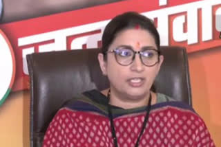 At BJP meet in K'taka, Smriti Irani hits out at Rahul Gandhi over 'Bharat Jodo Yatra'