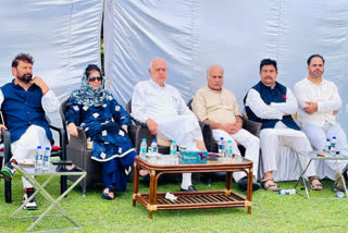 All-party meeting at Farooq Abdullah's residence in Jammu