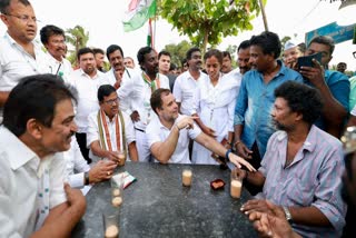 Rahul Gandhi completed Bharat jodo yatra  Bharat jodo yatra in Tamilnadu  Rahul Gandhi completed Bharat jodo yatra in TN  യുവാക്കൾക്കിടയിൽ തൊഴിലില്ലായ്‌മ രൂക്ഷം  തുല്യ അവസരം ഭിന്നശേഷിക്കാർക്കും  ഭാരത് ജോഡോ യാത്രയിൽ രാഹുൽ ഗാന്ധി  Bharat Jodo Yatra  ഭാരത് ജോഡോ യാത്ര  കന്യാകുമാരിയിൽ നിന്ന് കശ്‌മീരിലേക്ക്  കേരളത്തിൽ രാഹുൽ ഗാന്ധിയുടെ പര്യടനം  ഭാരത് ജോഡോ യാത്ര കന്യാകുമാരി തമിഴ്‌നാട്  കോൺഗ്രസ് പദയാത്ര  congress padtyatra