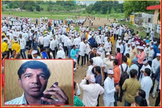 Teachers march in Aurangabad