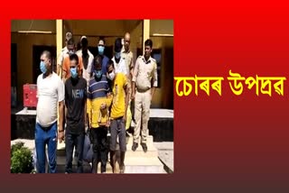 Thieves  gang arrested at Narayanpur