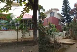 Theft in flooded house  flooded house in Bengaluru  Bengaluru heavy rain  ಪ್ರವಾಹ ಬಂದ ಮನೆಯಲ್ಲಿ ಕೈಚಳಕ ತೋರಿದ ಖದೀಮರು  ಮನೆಯಲ್ಲಿ ಕಳ್ಳರು ತಮ್ಮ ಕೈಚಳಕ  ನೀರು ತುಂಬಿದ್ದ ಮನೆಯಲ್ಲಿ ಕಳ್ಳತನ  ಲೇಔಟ್​ನಲ್ಲಿ ಕರೆಂಟ್ ವ್ಯವಸ್ಥೆ ತಾತ್ಕಲಿಕವಾಗಿ ಸ್ಥಗೀತ  ಬೆಳ್ಳಂದೂರು ಪೊಲೀಸ್ ಠಾಣೆಯಲ್ಲಿ ಎಫ್ಐಆರ್