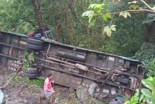 One killed, 58 injured as bus falls down hillside in Kerala