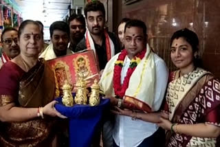 Gold Crowns To Kanakadurga Goddess