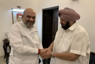 Captain Amarinder meets Home Minister Amit Shah in Delhi