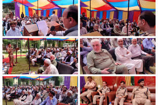 Budgam police hold meeting with retired police officers