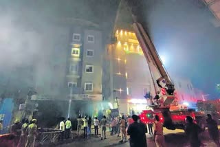 fire mishap in Secunderabad hotel