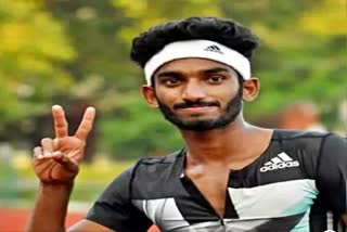 Golden Fry Series Meet  Jeswin Aldrin  Long jumper Jeswin Aldrin  Long jumper Jeswin Aldrin wins gold  गोल्डन फ्राई सीरीज एथलेटिक्स मीट  जेस्विन एल्ड्रिन  लंबी कूद में भारत के शीर्ष खिलाड़ी एल्ड्रिन  जेस्विन एल्ड्रिन ने स्वर्ण जीता