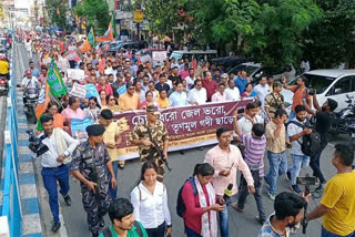 Bjp Protest In Kolkata