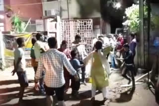 fight in distribution of goods in vaishali