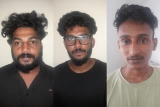 നെടുമ്പാശേരിയിലെ ബാറിൽ ആക്രമണം  three arrested on a bar attack in nedumbassery  നെടുമ്പാശേരി ബാർ ആക്രമണം  ബാർ ജീവനക്കാരെ ആക്രമിച്ച പ്രതികൾ പിടിയിൽ  nedumbassery bar attack