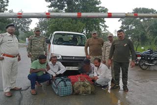Four smugglers including illegal ganja arrested