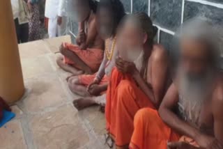 Four sadhus beaten up