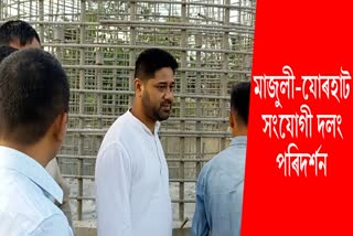 ajp-president-lurinjyoti-gogoi-visits-construction-site-of-jorhat-majuli-bridge