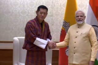 Bhutan's king meets with PM Modi
