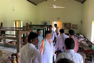 D K Shivakumar visited Nanjanagudu