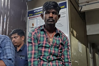 Tamil Nadu native arrested for selling ganja  Idukki Idukki selling Tamil Nadu man arrested  ഇടുക്കിയില്‍ തമിഴ്‌നാട് സ്വദേശി അറസ്‌റ്റില്‍  കൈലാസപ്പാറ എൻ എസ് ജെ  ഡാന്‍സാഫ് സംഘം