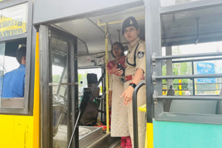 Bhopal Police Check School Bus