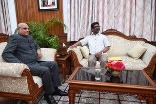 CM Hemant Soren meet Governor Ramesh bais in Ranchi