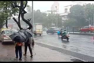 Heavy rain in Mumbai