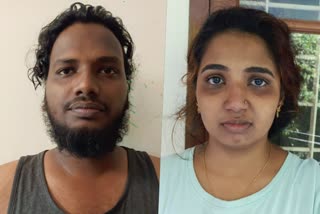 എറണാകുളം  ernakulam  growing weed  flat  arrested  കഞ്ചാവ് ചെടി  ഫ്ലാറ്റിൽ കഞ്ചാവ് ചെടി വളർത്തി  യുവാവും യുവതിയും പിടിയിൽ  ernakulam local news  അലൻ വി രാജു  അപർണ