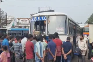 Son Died and Father Injured in Bus Accident at Medinipur Central Bus Stand