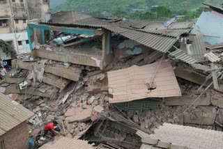 House Collapsed in Amravati