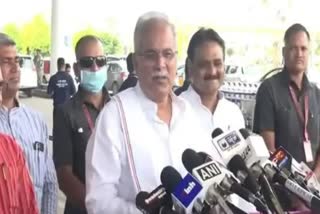 Bhupesh Baghel returns to Raipur from Kerala