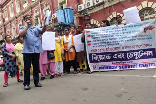 Doctors Union Agitation at KMC demanding to curb Dengue