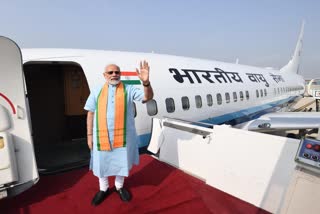 PM Modi Leave for Madhya Pradesh