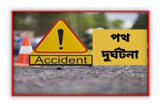 Road accident at Duliajaan