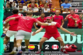 World number one player Carlos Alcarz lost in Davis Cup