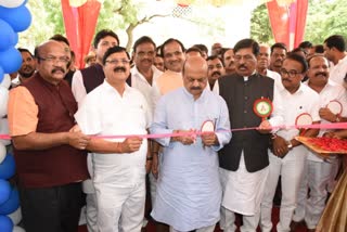 cm-inaugurated-the-new-building-of-kalaburagi-nagar-police-commissionerate