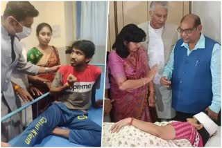 bjp-delegation-team-meet-injured-bjp-workers-in-kolkata