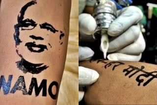 In Varanasi, 'NAMO', 'Har Har Modi' tattoos galore as youth celebrate PM's birthday