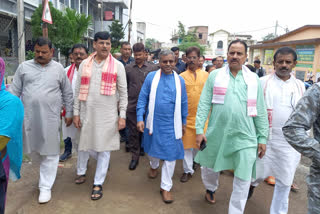 Babulal Marandi on Sahibganj tour