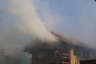 Fire Broke Out in Cowshed