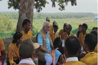 PM Modi talks to Cheetah Mitra