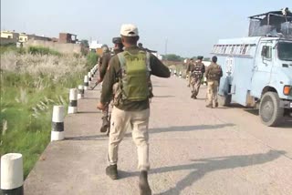 SOG conduct a search operation in border area of Jakh in Samba sector after a suspected drone was spotted yesterday