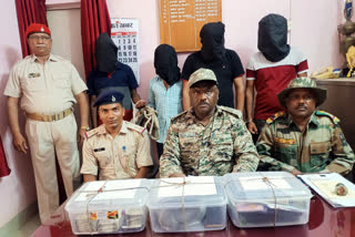 PUNJAB CRPF JAWAN ARRESTED WITH OPIUM IN CHAIBASA