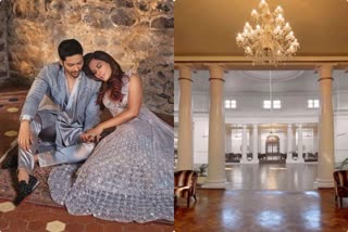 richa chadda ali fazal pre wedding hall