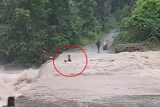 youth crossing the Bhakra drain in Haldwani was washed away in a strong wave of Water