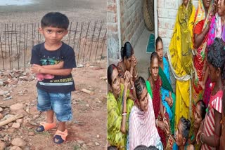 Five years old child missing from village in Santiniketan